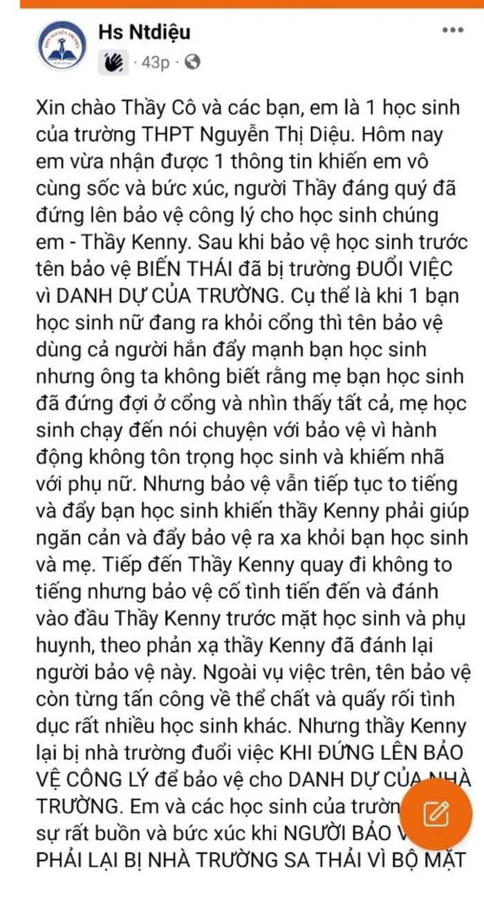 Sự thật giáo viên nước ngoài bị 'đuổi việc vì danh dự của trường'