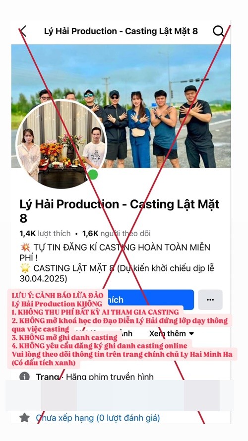 Lý Hải lên tiếng khi bị hiểu lầm lừa tiền casting phim